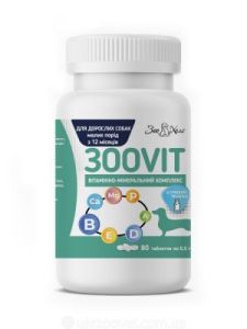 Зоовіт 80 таб вітамінно-мінеральний комплекс для дорослих собак малих порід з 12 міс 