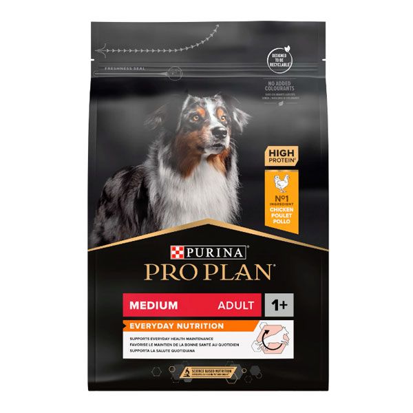 PRO PLAN Adult Medium сухий корм для дорослих собак середніх порід із куркою 3 кг