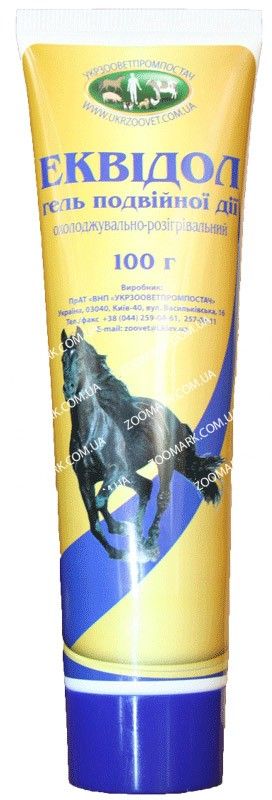 Еквідол гель подвійної дії 100 г