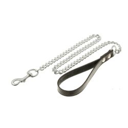 Повідець ланцюжок з нейлоновою ручкою Довжина 110 см Довжина 1,6 мм