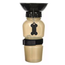 Дорожня поїлка Pet Botte 500 мл, з тарілкою Золотий