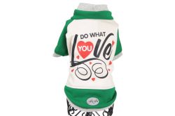 Свято світшот для собак унісекс трикотаж на флісі Зелений S3