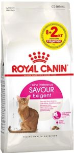 АКЦІЯ Royal Canin Exigent Savour сухий корм для котів, вибагливих до складу продукту 8+2 кг 