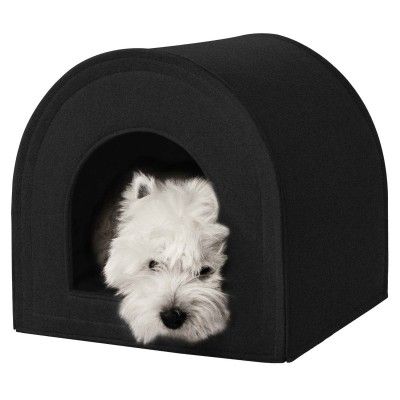 Лежак для тварин Хатка чорна 2 40 x 40 x 40 см