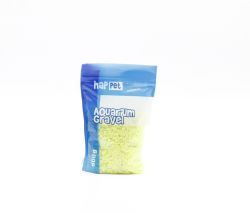 Гравій для акваріума 0,7 см  0,5 кг Флуоресцентний жовтий