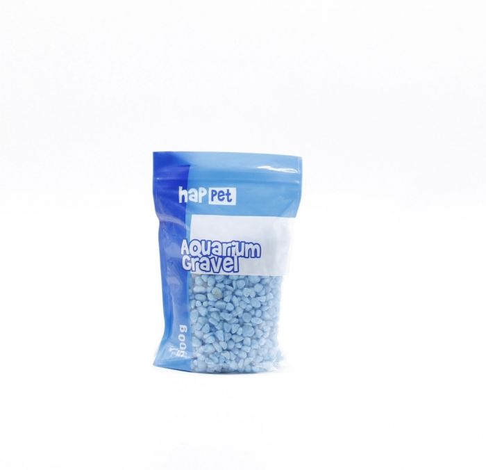 Гравій для акваріума 0,7 см  0,5 кг Флуоресцентний блакитний