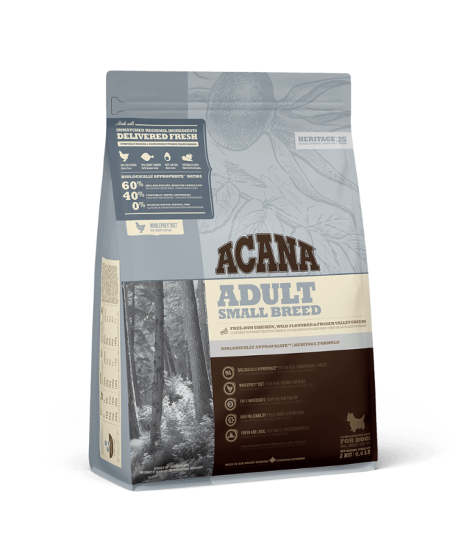 ACANA Adult Small Breed корм для собак 2 кг