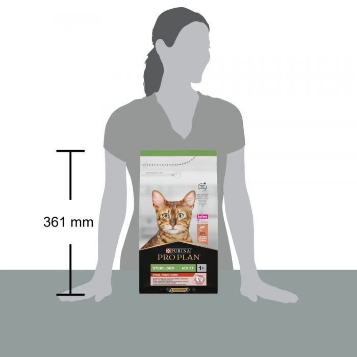 АКЦІЯ PRO PLAN Cat Adult Sterilised Vital Functions Salmon з лососем сухий корм для стерилізованих кішок 1,5 кг 