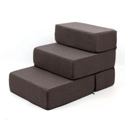 Сходинки меблева рогожка коричневi, 57х38х36 см 