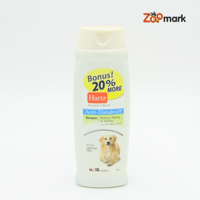 Hartz шампунь лікувальний для собак проти лупи і свербіння 532 мл 