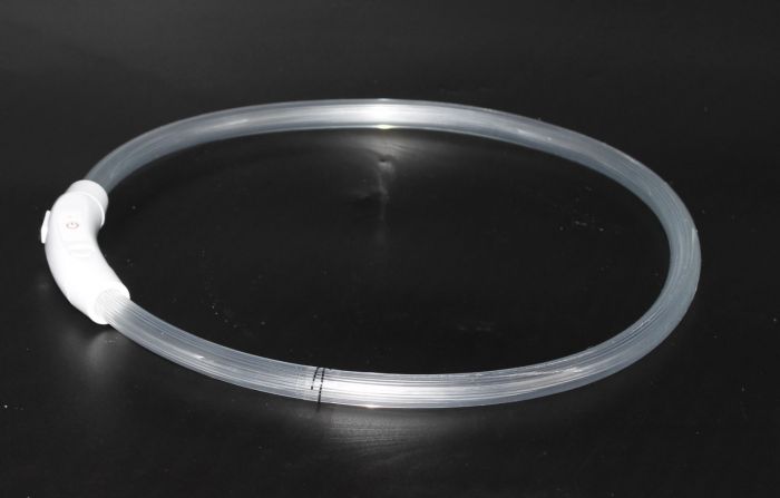 Нашийник білий з USB 70 см 