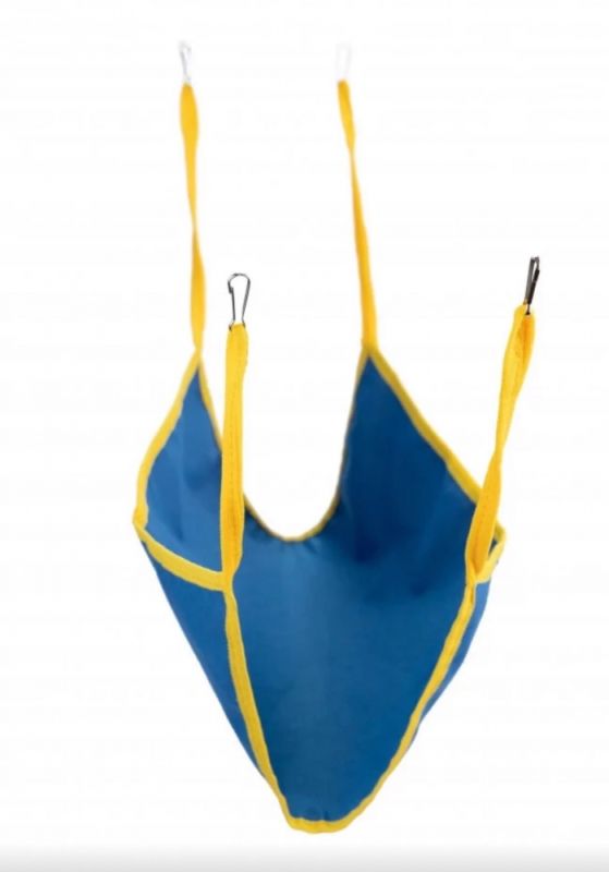 Гамак для гризунів з бязі, розмір 3535 см синій