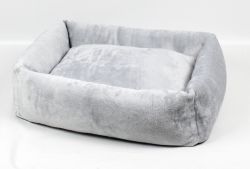 Лежак Геліус фліс, велсофт Сірий. 405517 см