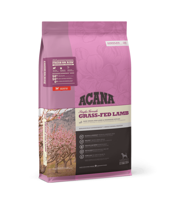 ACANA Grass-fed Lamb корм для собак 11,4 кг