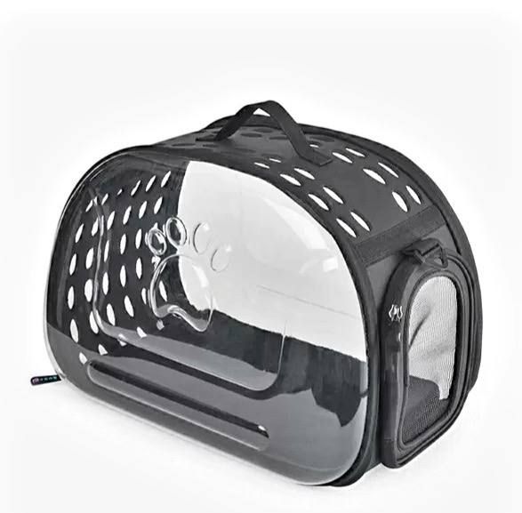 Сумка прозора 45  28  32см Чорна