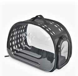 Сумка прозора 45  28  32см Чорна