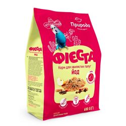 Корм для хвилястих папуг Фієста Йод 650г, Природа Фієста йод для папуг 650г Природа