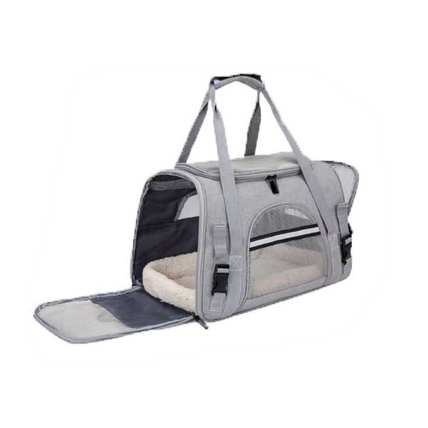 Сумка з килимком 40х28х25 см фіолетова 