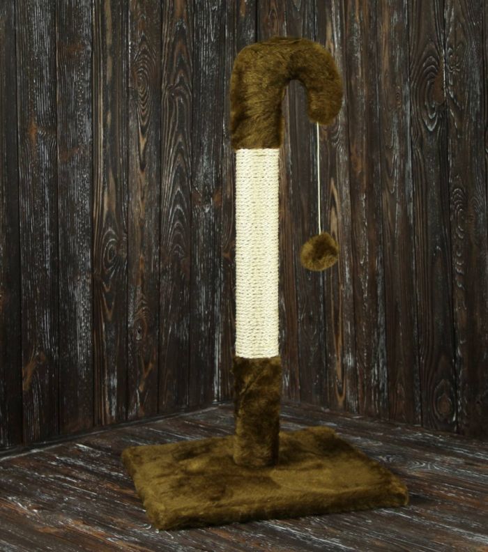 Когтеточка Гном, сизаль 37  37,см Сірий