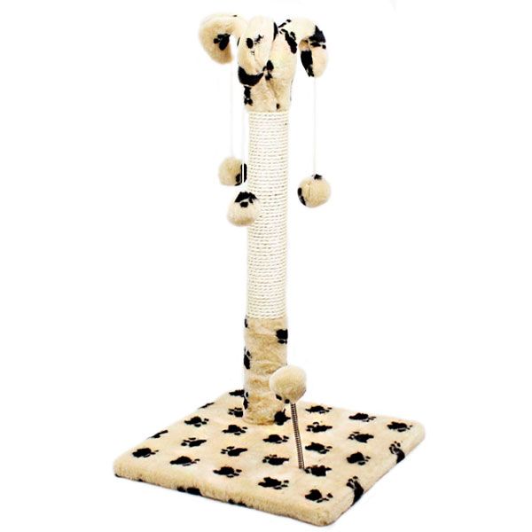 Дряпка Арлекін сизаль лапка бежева 