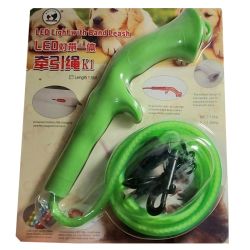 Повідець круглий світловий тяговий 1,5 м CTY-008 Зелений