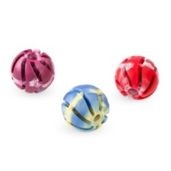 Мяч спіральний, Sum-plast, іграшка для собак  4, 7 см