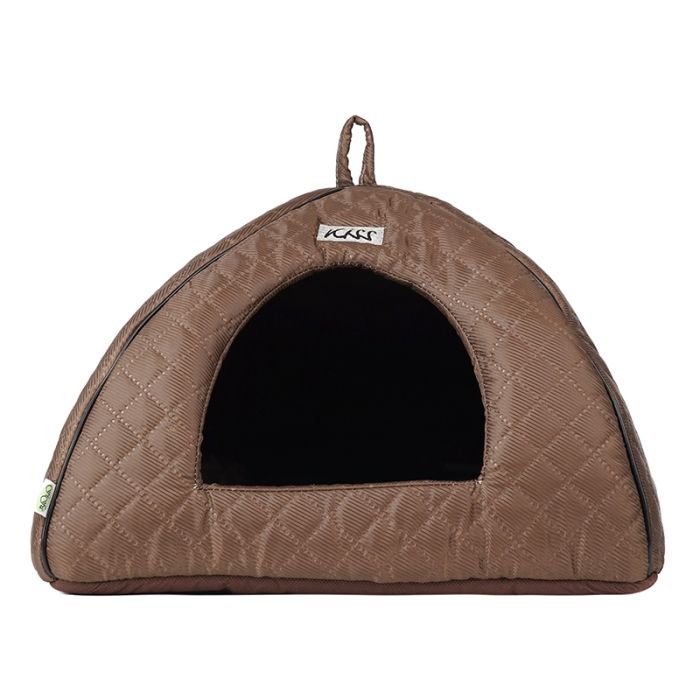 Будиночок для тварин Юрта 0 паянка з ребрами жорсткості 323535 см Бордо