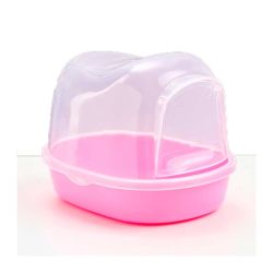 Купалка для гризунів рожева 13х10х10 см R193 