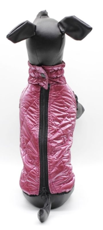 Жилет Альфа стьогана плащівка рожевий (дівчинка) XS