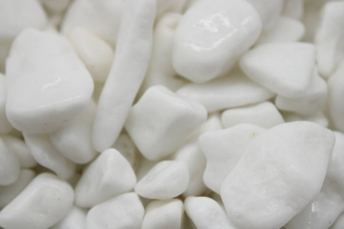 Ґрунт Галька біла Тассос 10-30 мм, вага 10 кг 