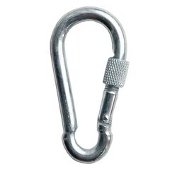 Карабін пожежний з фіксатором 14 см