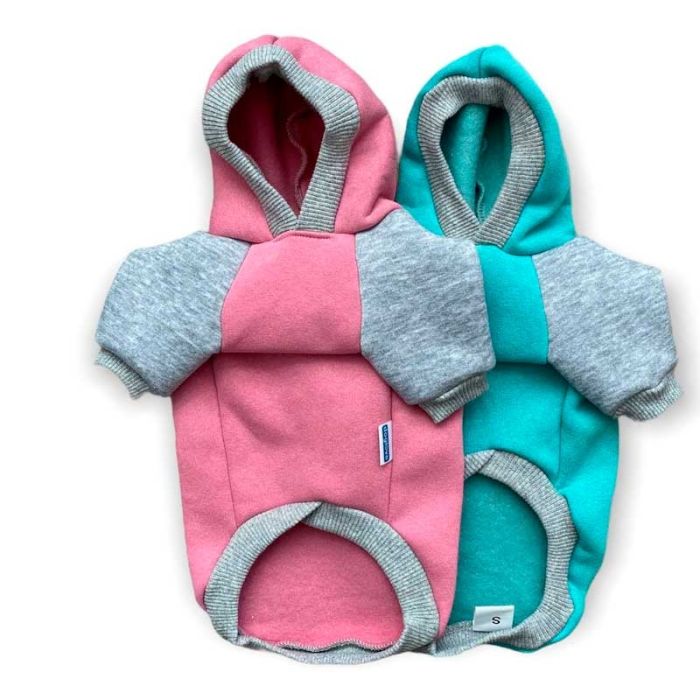 Пінк толстовка для собак DogLove рожева L