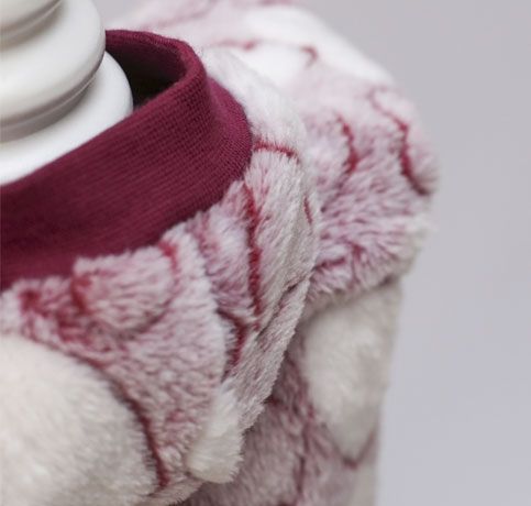 Сердечко комбінезон для собак дівчаток махра S1