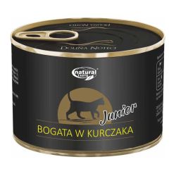 Dolina Noteci Natural Taste Kitten мясні шматочки з куркою консерви для котів 185 г Консерви Dolina Noteci Natural Taste Kitten 185гр мясні шматоч.з куркою 20172