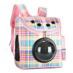 Рюкзак Квадрат з ілюмінатором тканина клітка 303720 см 