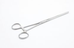 Затискач кишковий прямий 24 см. 