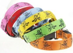 Нашийник GUFI LED тканинний M (2,5 см  40-48см)