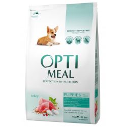 Optimeal для цуценят всіх порід з індичкою 4кг
