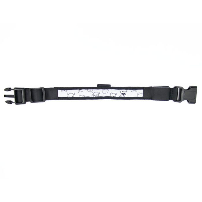 Нашийник LED Ведмежа тканинний M (2,5 см  40-48см)