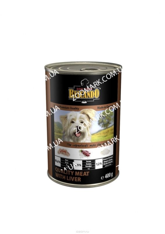 Belcando добірне мясо  печінка (коричневий) консерви для собак 0,4 кг