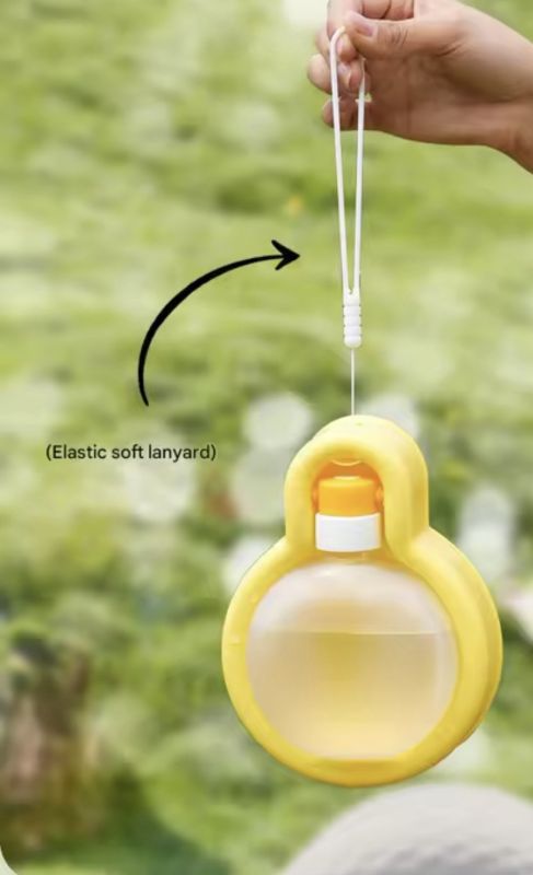 Поїлка розкладна 350 мл. Салатова