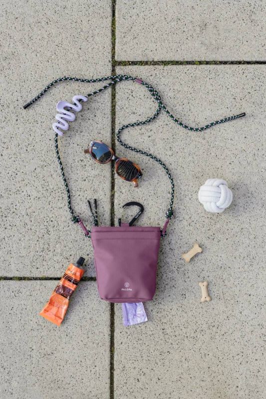 Сумка для ласощів і аксесуарів собак Palopa Karl M Ягідний