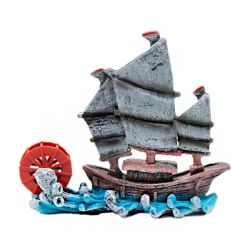 Корабель міні з підключенням до копресора, 14х4х12 см 