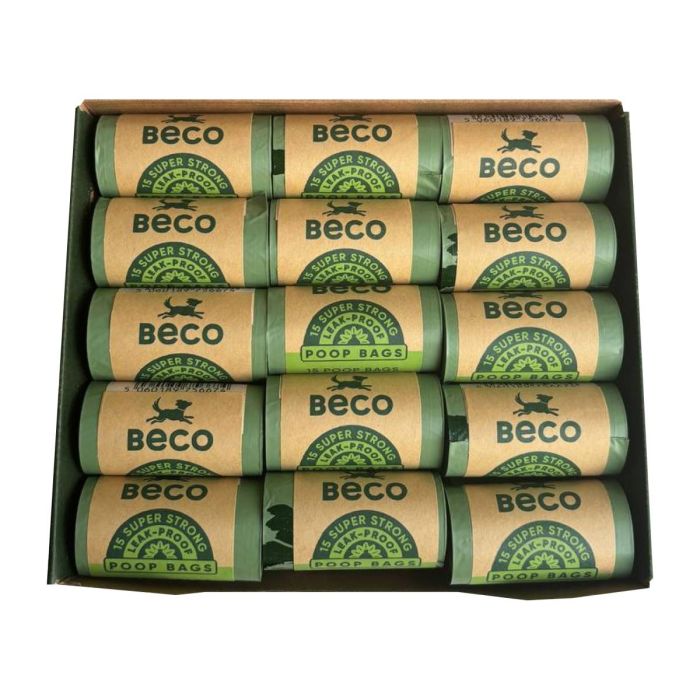 Одноразові пакетики для прибирання за собаками Beco Pets без запаху 1 шт