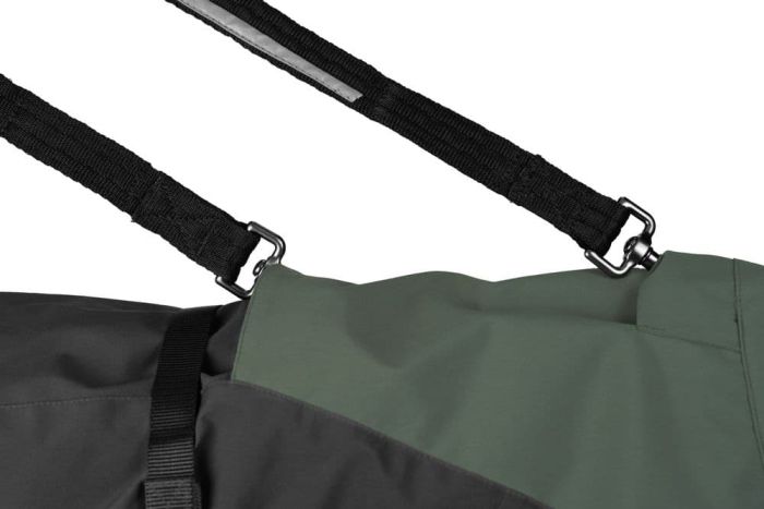 Вовняна куртка для собак Glacier wool jacket 2.0 Non-stop dogwear Зелений/Сірий 33