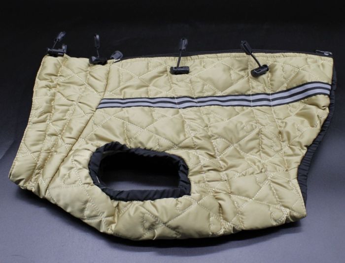 Жилет Бетсі стьогана плащівка золото (дівчинка) L