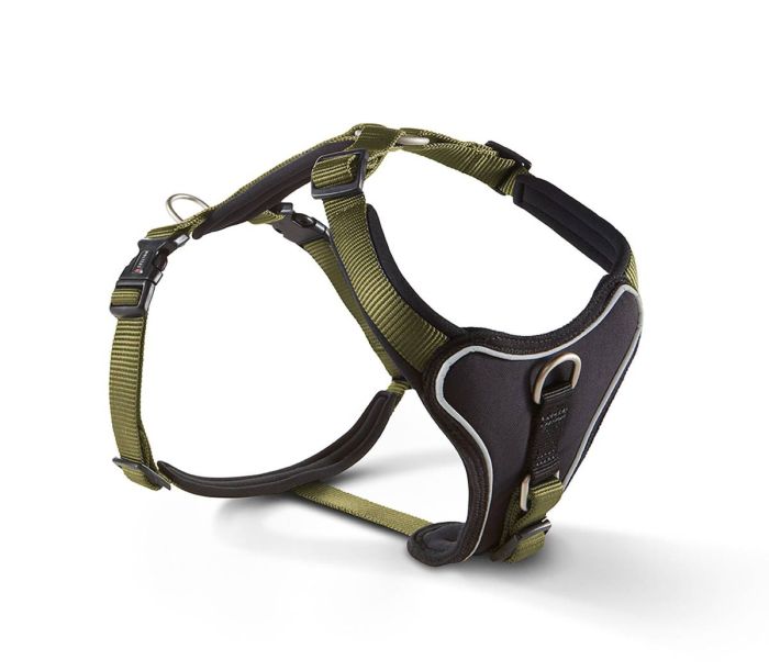 Шлейка для собак пом'якшена Wolters Professional Comfort 3 50-60 см / 30 мм Оливковий