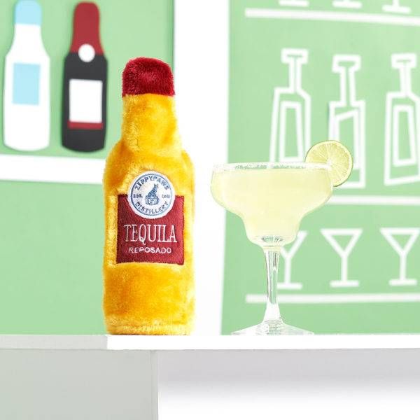 М'яка іграшка для собак пляшка текіли ZippyPaws Happy Hour Crusherz Tequila з пищалкою