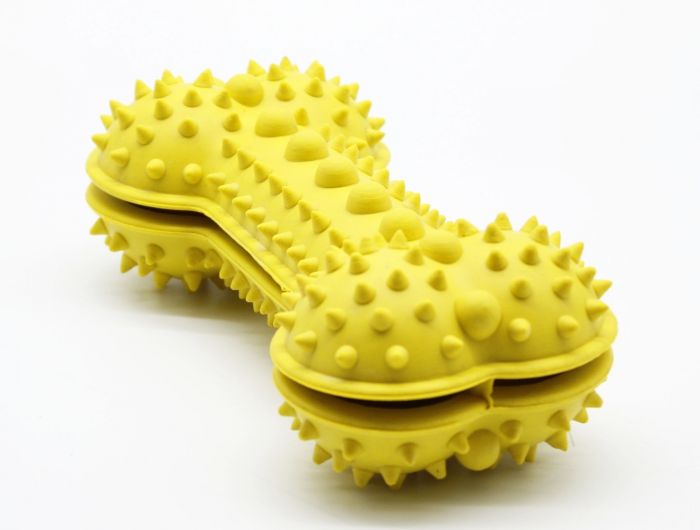 Кістка для ласощів Жовта 18 см 