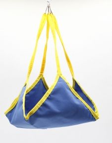 Гамак для гризунів із бязі, розмір 3030 см. Синій.